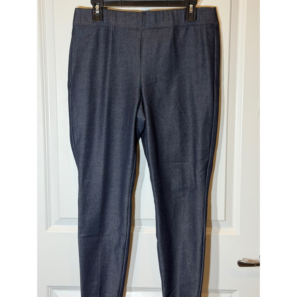 Talbots 10P Essex Ankle‎ Pants Dark Wash Denim Stretch Women's